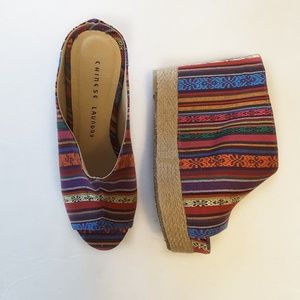 Chinese Laundry Keep Going Espadrille Sandals Size 6.5